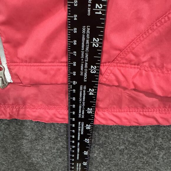 Nike Jacket Women's Medium Pink Full Zip Windbreaker Running Reflective Pockets - Picture 5 of 8